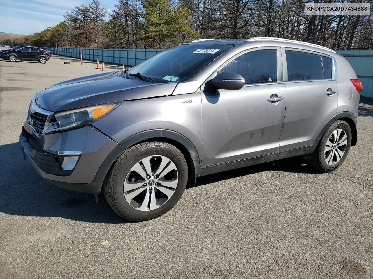 2013 Kia Sportage Ex VIN: KNDPCCA20D7434388 Lot: 48175215