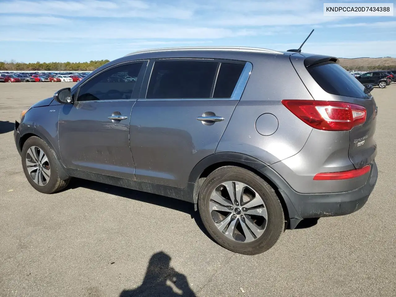 2013 Kia Sportage Ex VIN: KNDPCCA20D7434388 Lot: 48175215