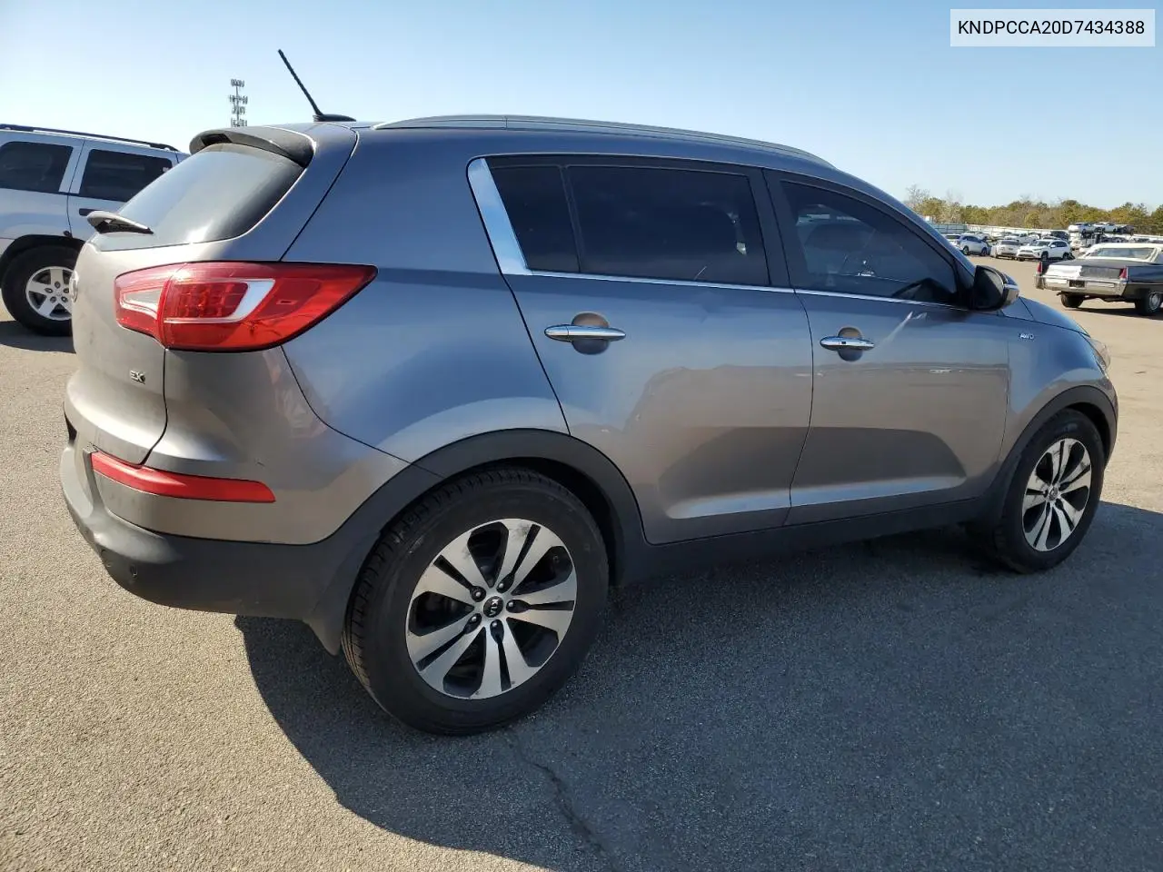 2013 Kia Sportage Ex VIN: KNDPCCA20D7434388 Lot: 48175215