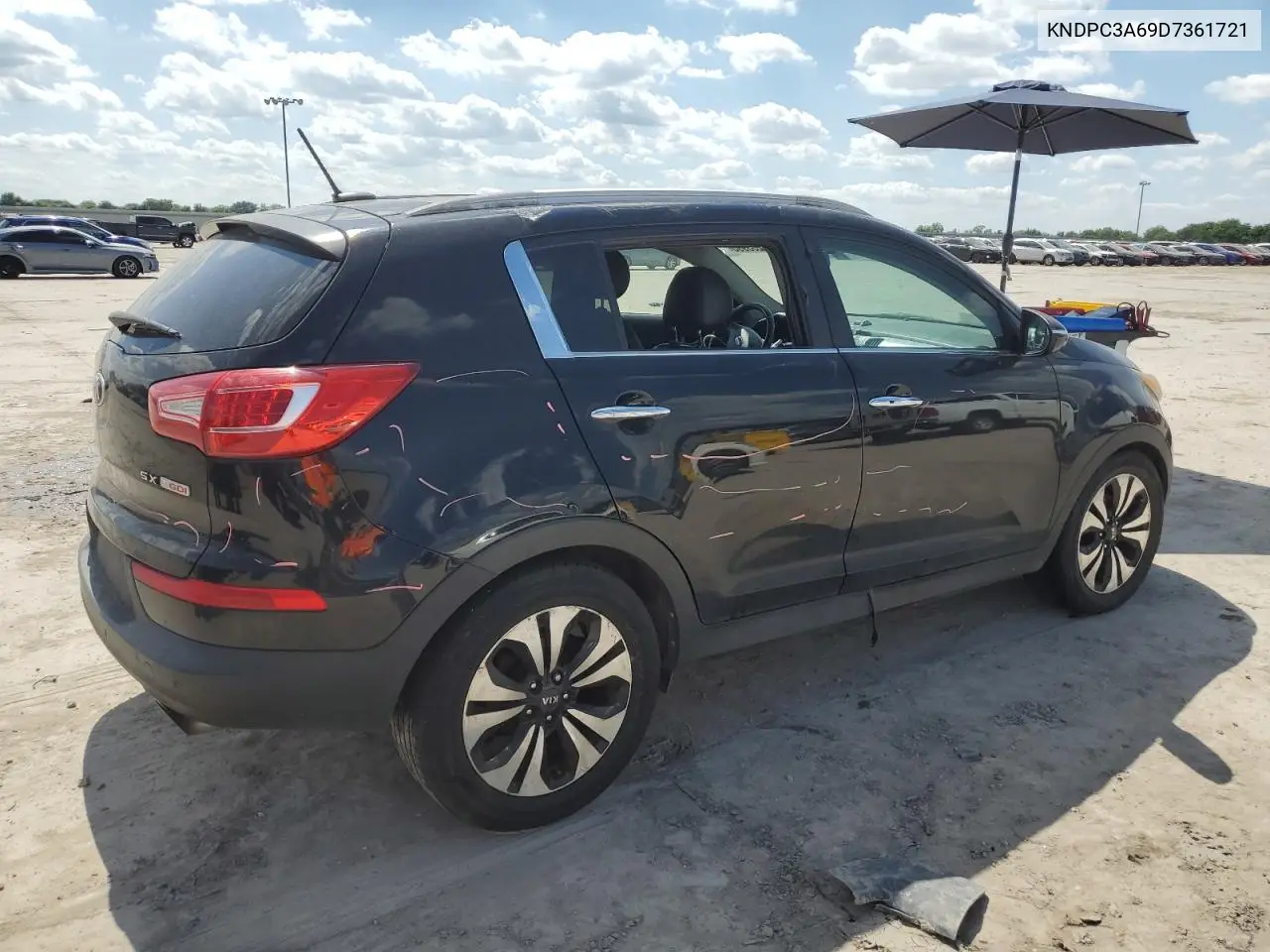 2013 Kia Sportage Sx VIN: KNDPC3A69D7361721 Lot: 56253995