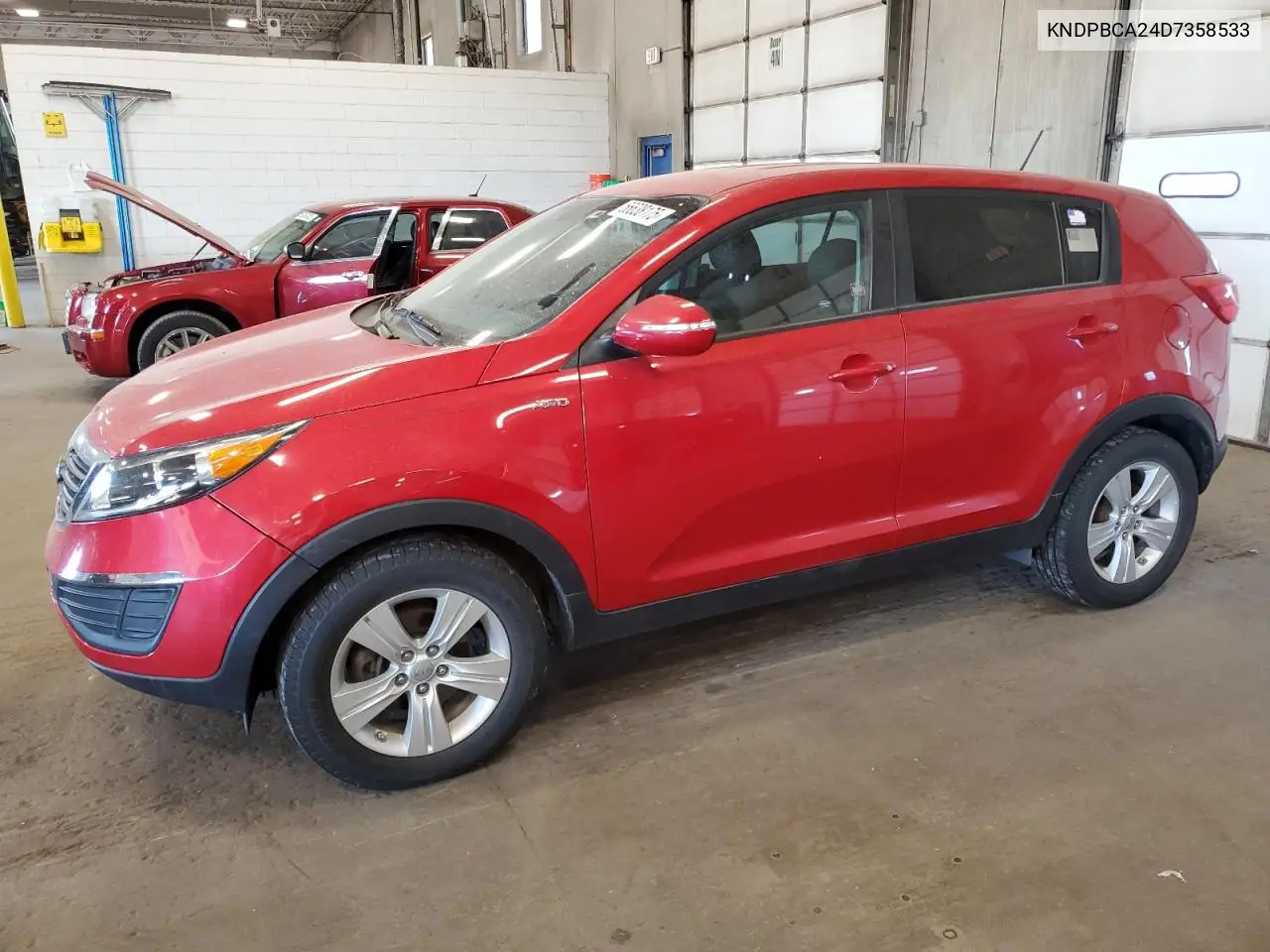 2013 Kia Sportage Lx VIN: KNDPBCA24D7358533 Lot: 56638175