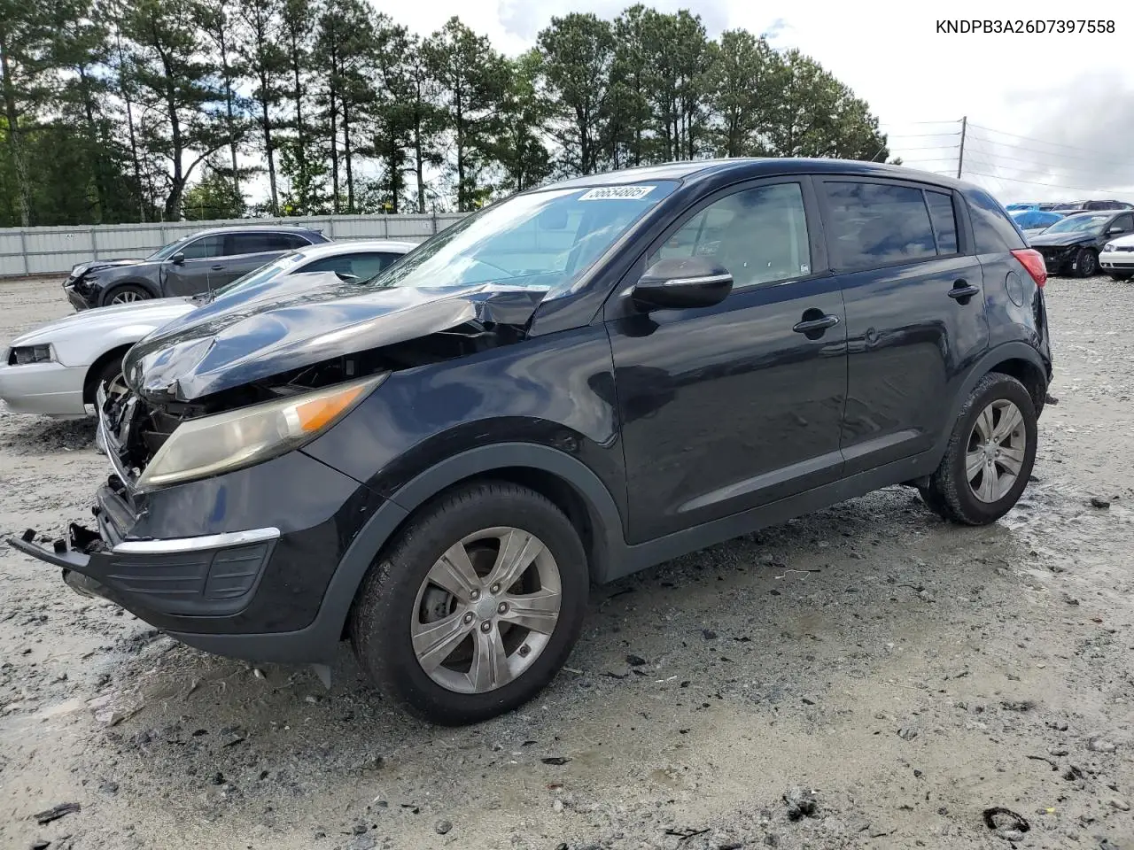 2013 Kia Sportage Base VIN: KNDPB3A26D7397558 Lot: 56654805