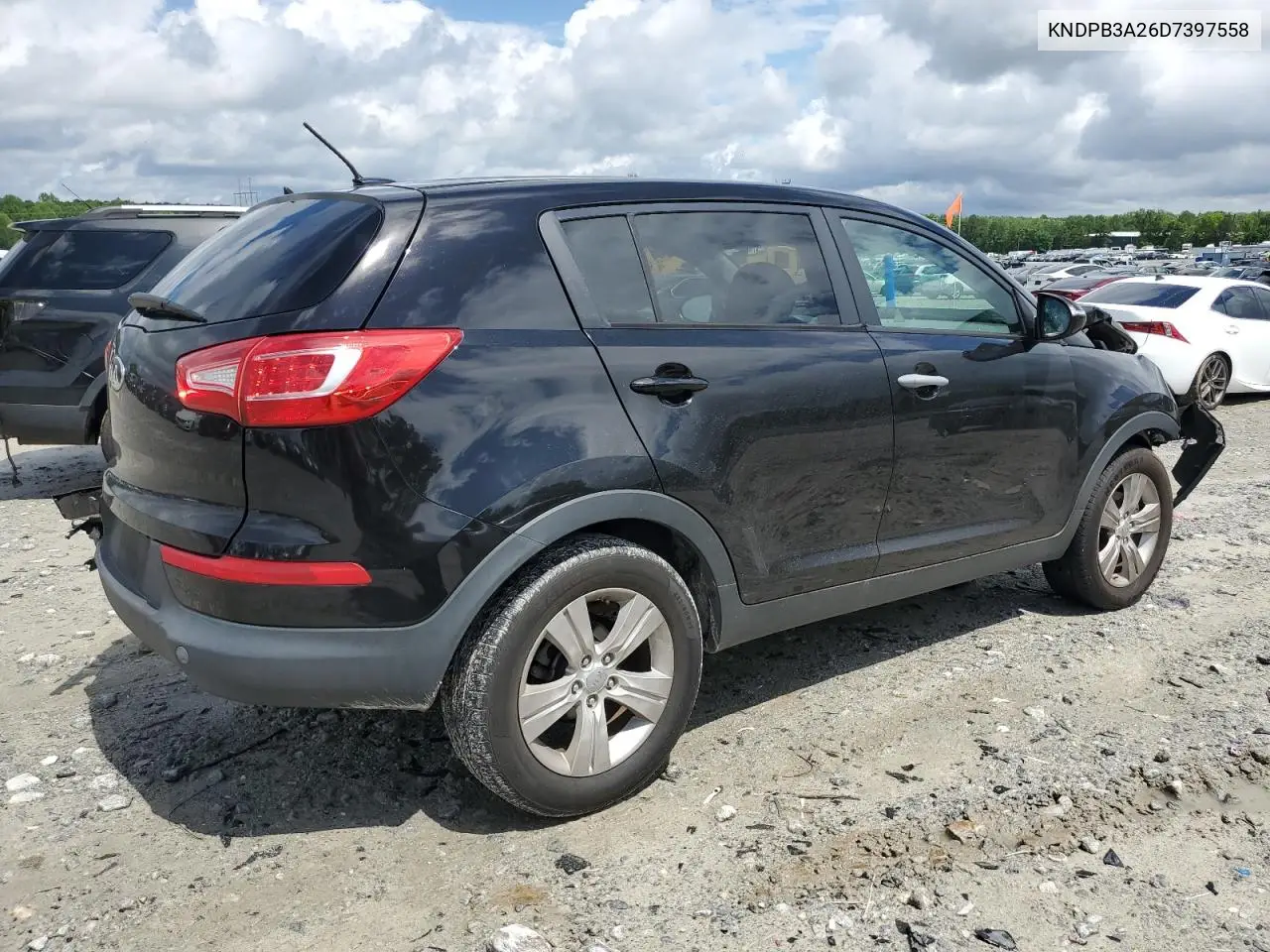 2013 Kia Sportage Base VIN: KNDPB3A26D7397558 Lot: 56654805