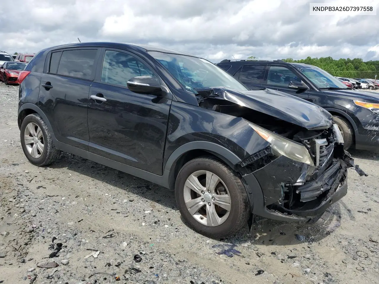2013 Kia Sportage Base VIN: KNDPB3A26D7397558 Lot: 56654805