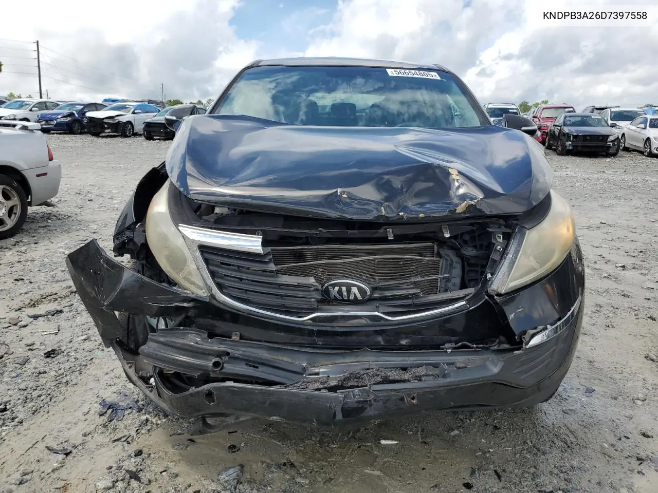 2013 Kia Sportage Base VIN: KNDPB3A26D7397558 Lot: 56654805
