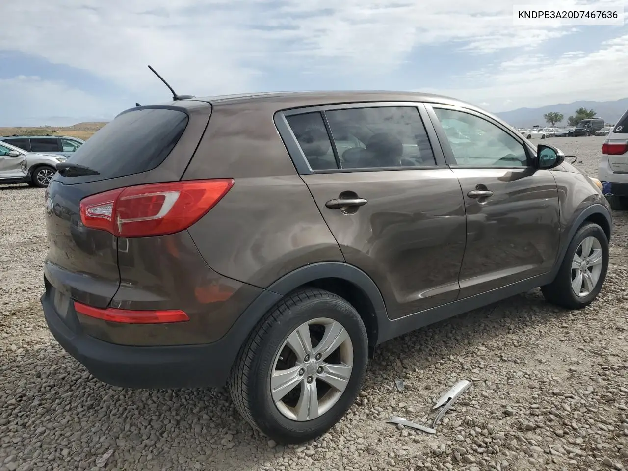 2013 Kia Sportage Base VIN: KNDPB3A20D7467636 Lot: 56928715