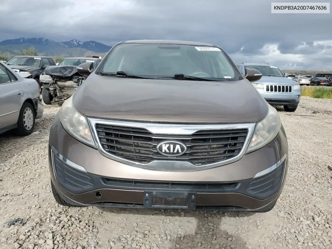 2013 Kia Sportage Base VIN: KNDPB3A20D7467636 Lot: 56928715
