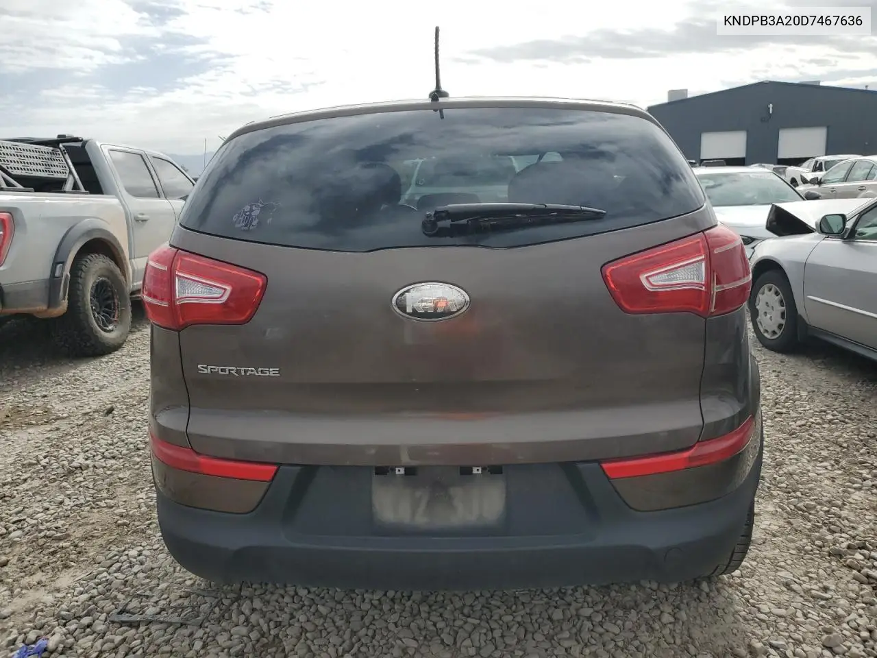 2013 Kia Sportage Base VIN: KNDPB3A20D7467636 Lot: 56928715