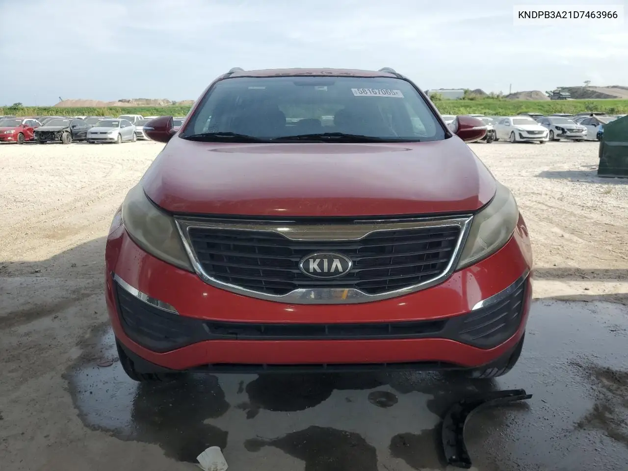 2013 Kia Sportage Base VIN: KNDPB3A21D7463966 Lot: 58167065