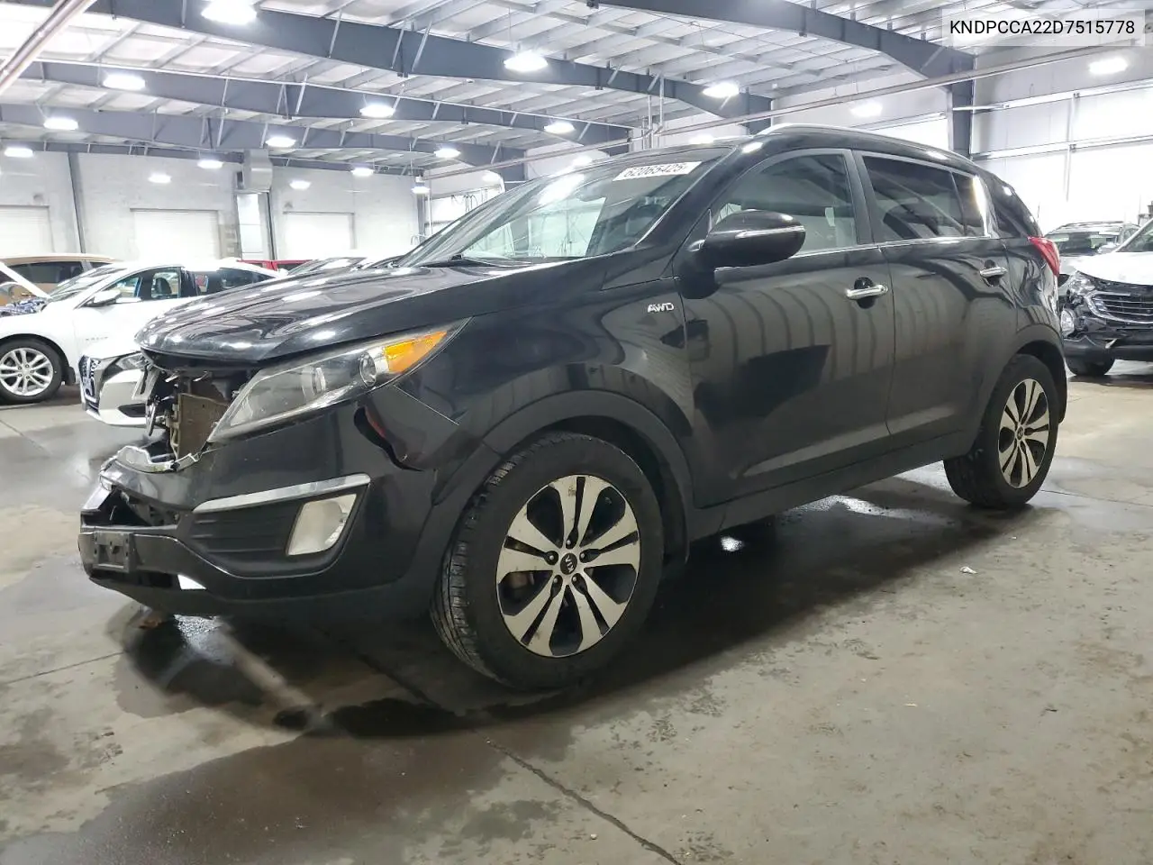 2013 Kia Sportage Ex VIN: KNDPCCA22D7515778 Lot: 62065425