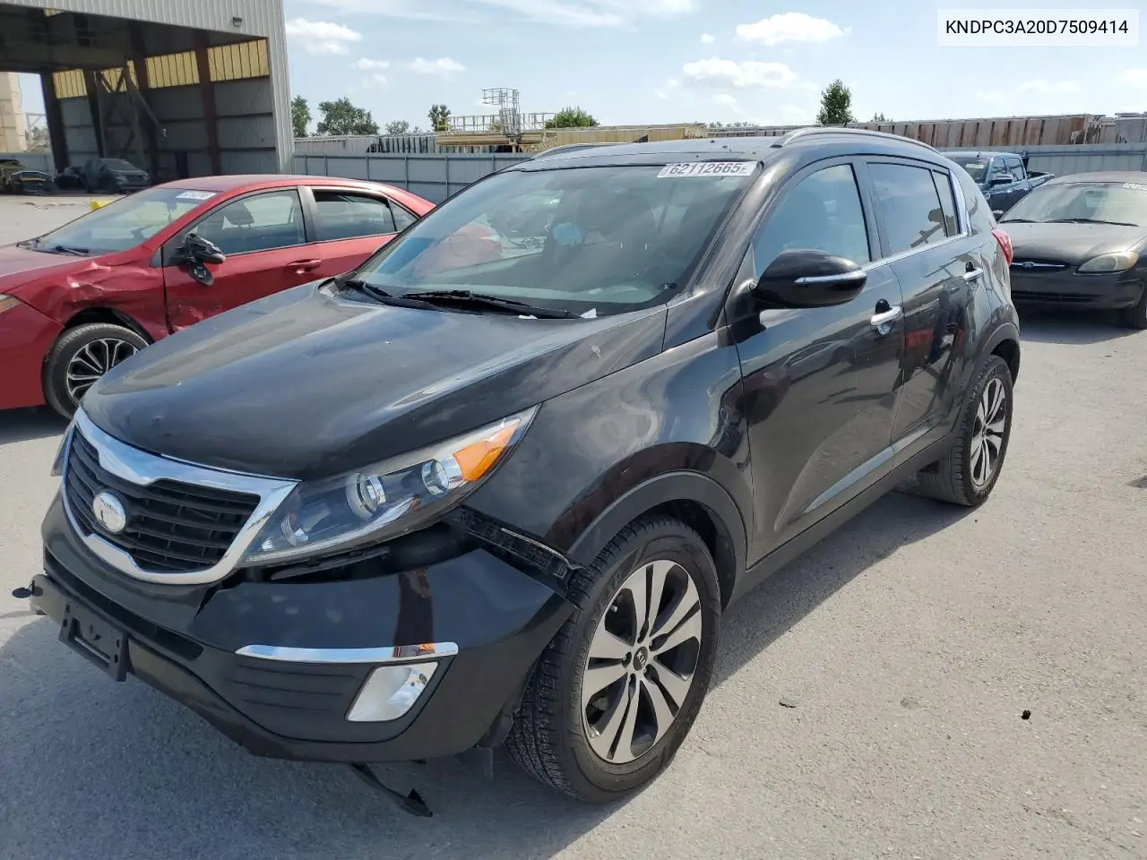 2013 Kia Sportage Ex VIN: KNDPC3A20D7509414 Lot: 62112665