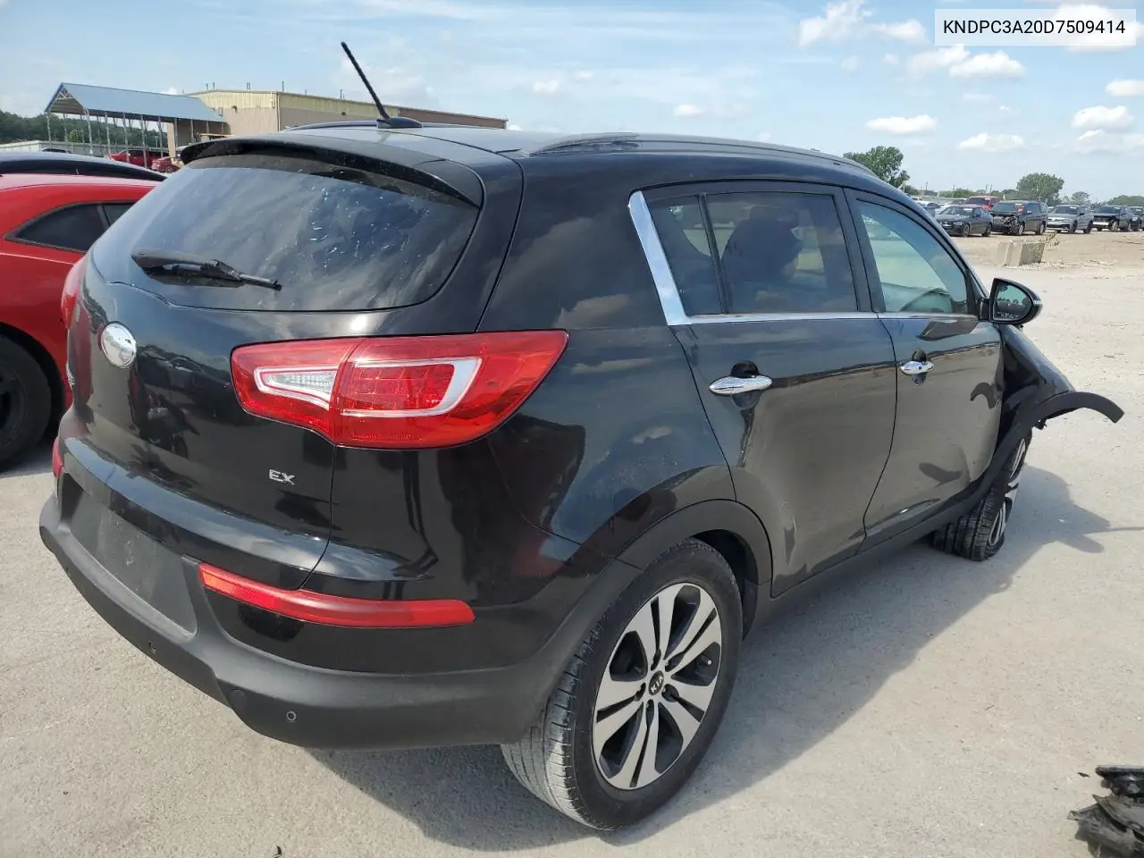2013 Kia Sportage Ex VIN: KNDPC3A20D7509414 Lot: 62112665
