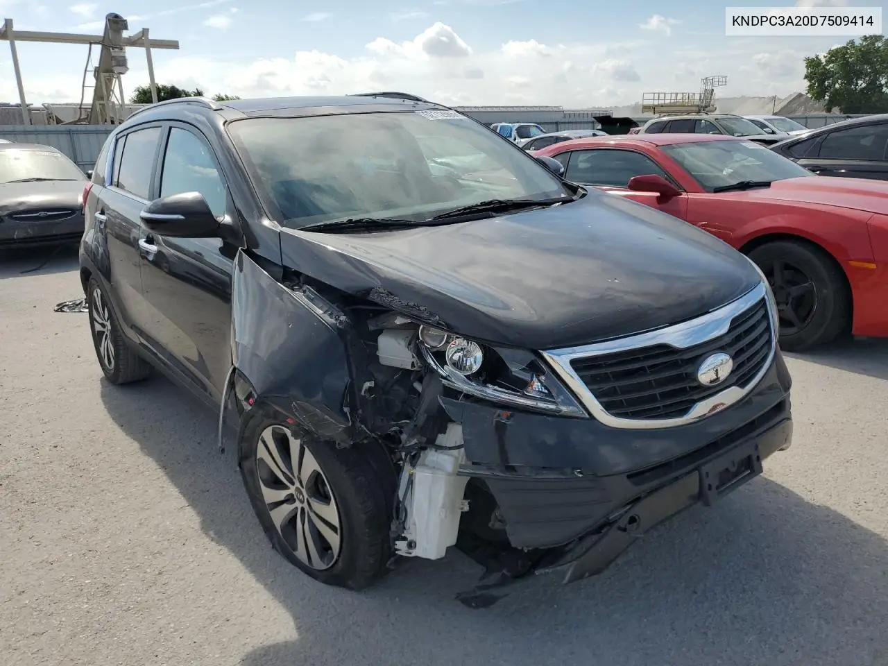 2013 Kia Sportage Ex VIN: KNDPC3A20D7509414 Lot: 62112665