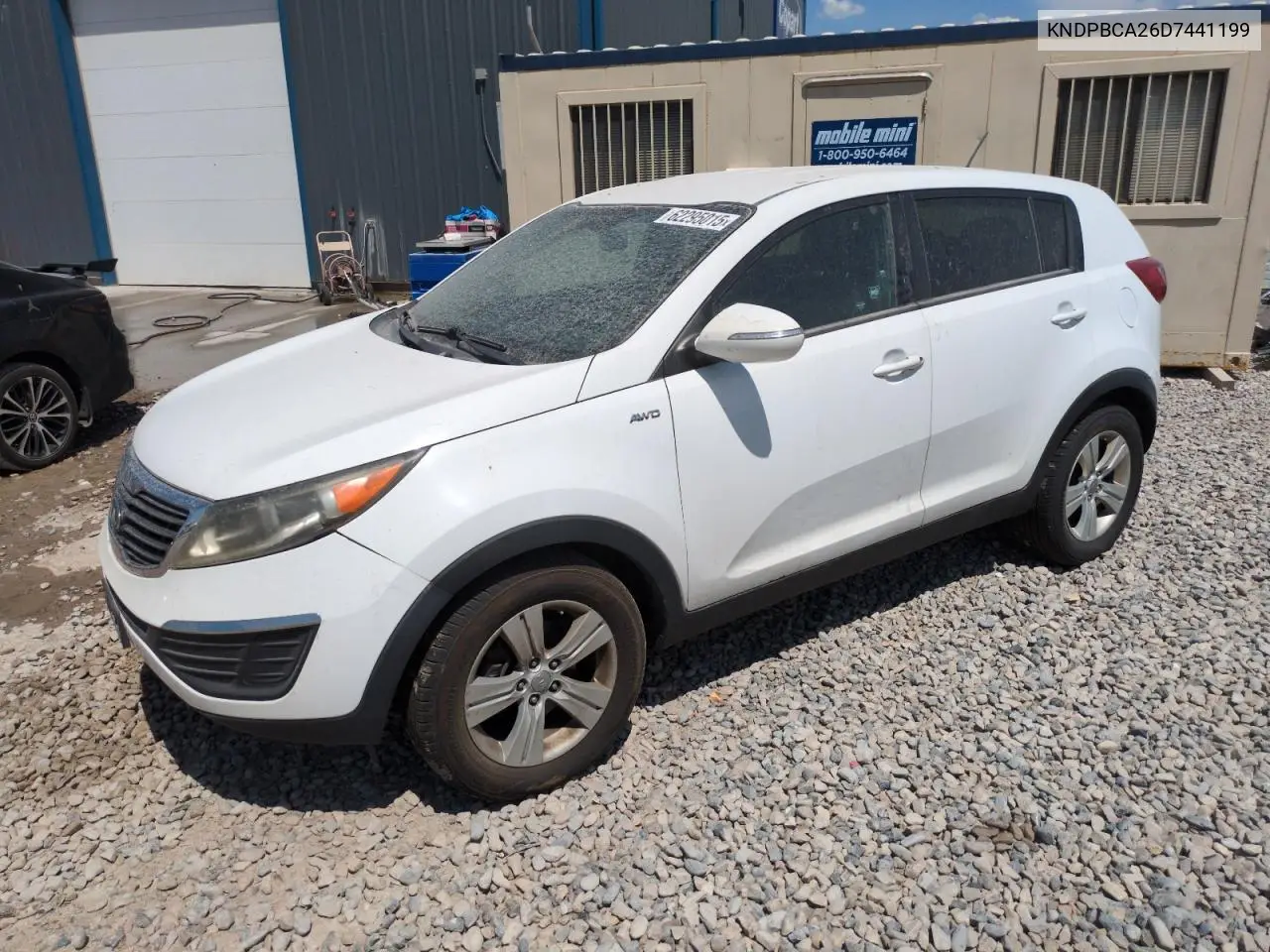 2013 Kia Sportage Lx VIN: KNDPBCA26D7441199 Lot: 62295015