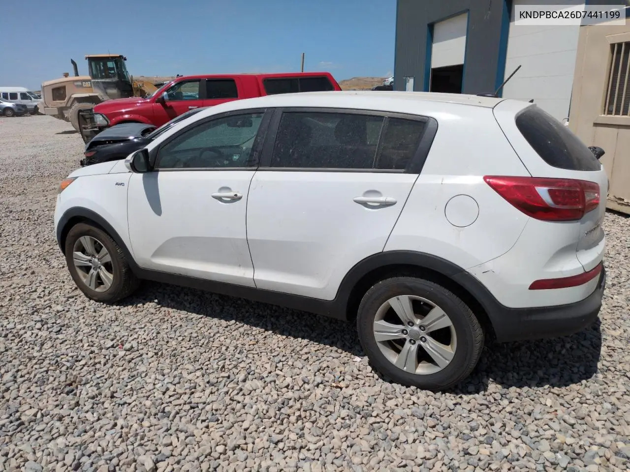 2013 Kia Sportage Lx VIN: KNDPBCA26D7441199 Lot: 62295015