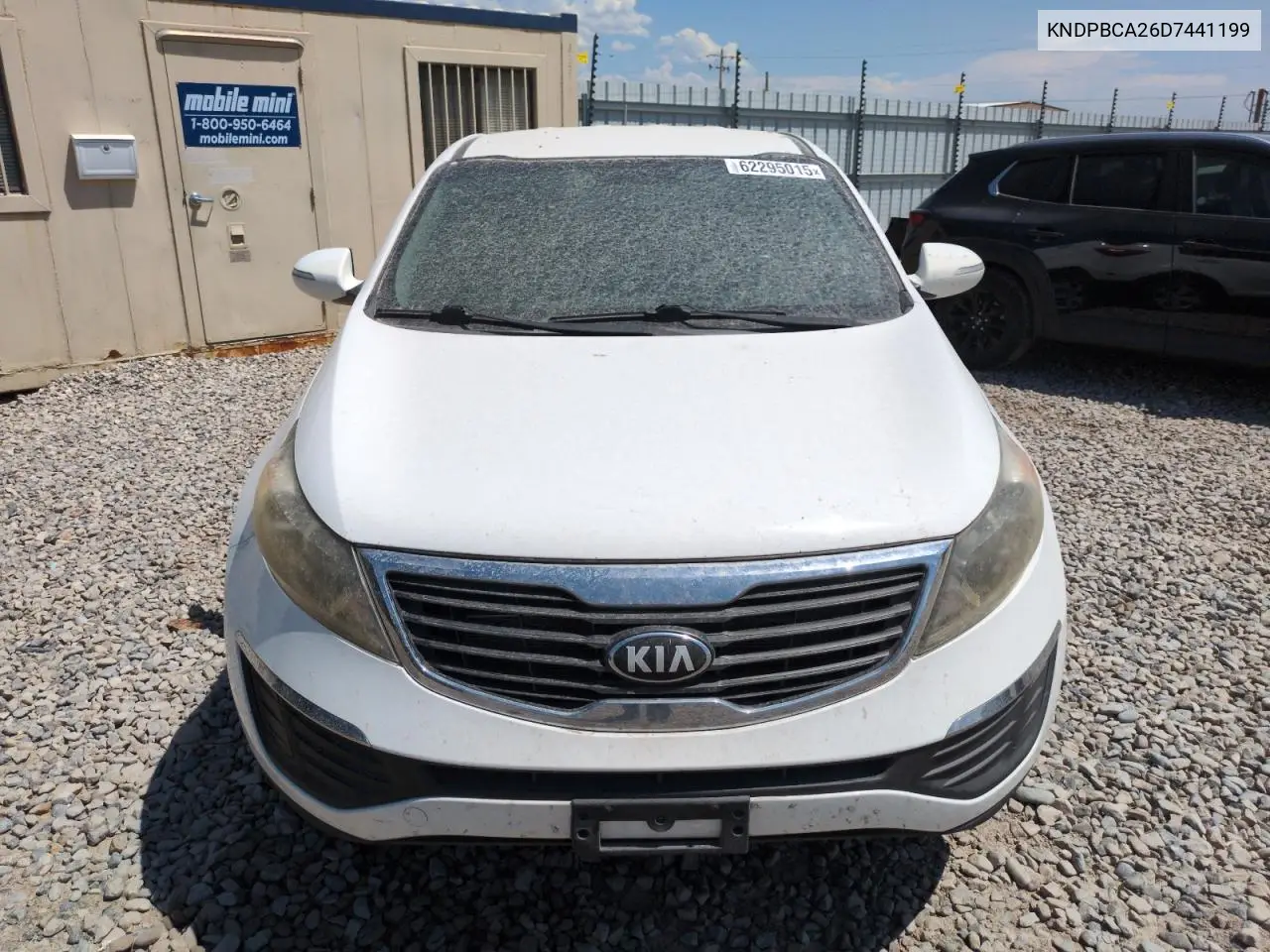 2013 Kia Sportage Lx VIN: KNDPBCA26D7441199 Lot: 62295015
