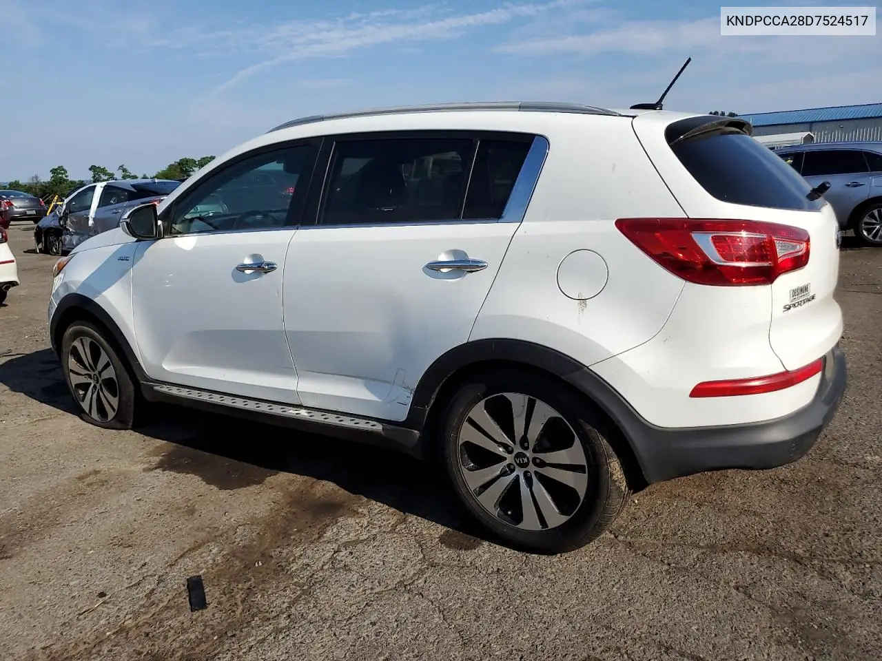 2013 Kia Sportage Ex VIN: KNDPCCA28D7524517 Lot: 62869605