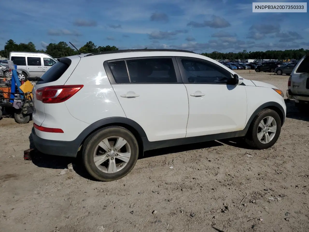 2013 Kia Sportage Base VIN: KNDPB3A20D7350333 Lot: 62998905