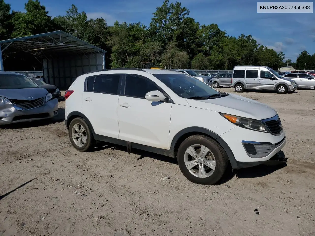 2013 Kia Sportage Base VIN: KNDPB3A20D7350333 Lot: 62998905