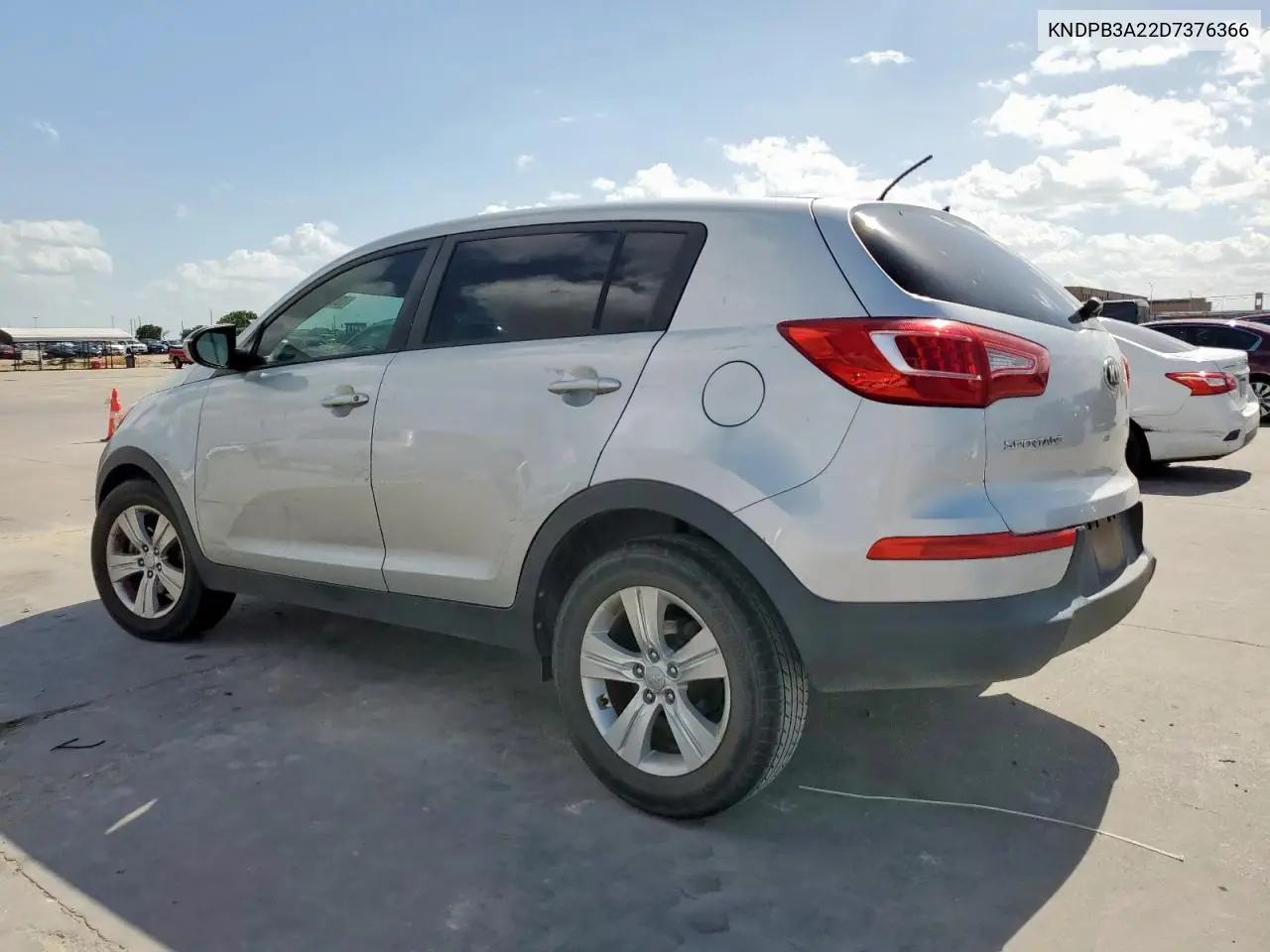 2013 Kia Sportage Base VIN: KNDPB3A22D7376366 Lot: 63139725