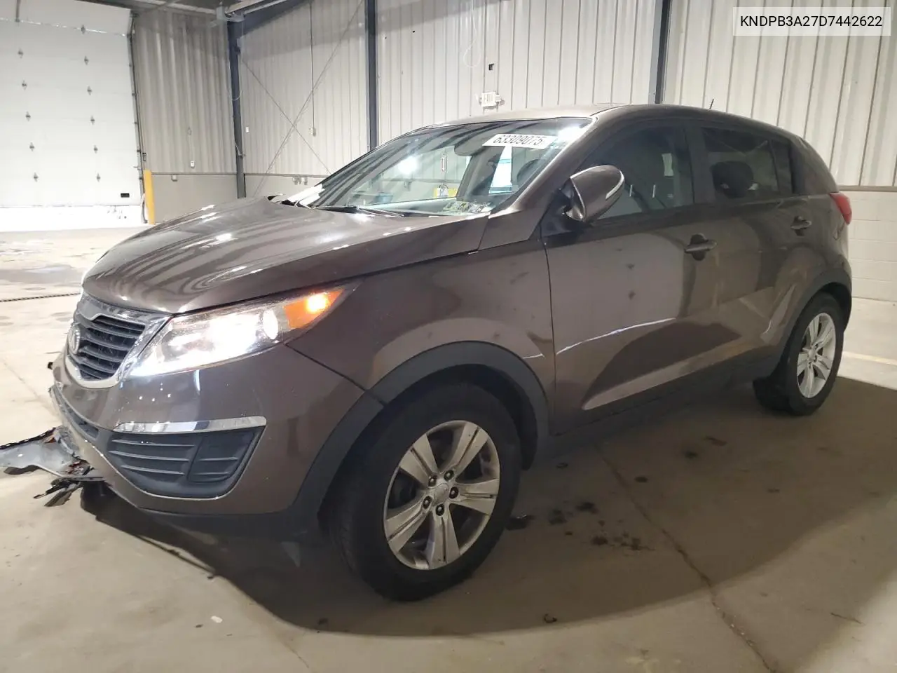 2013 Kia Sportage Base VIN: KNDPB3A27D7442622 Lot: 63309075