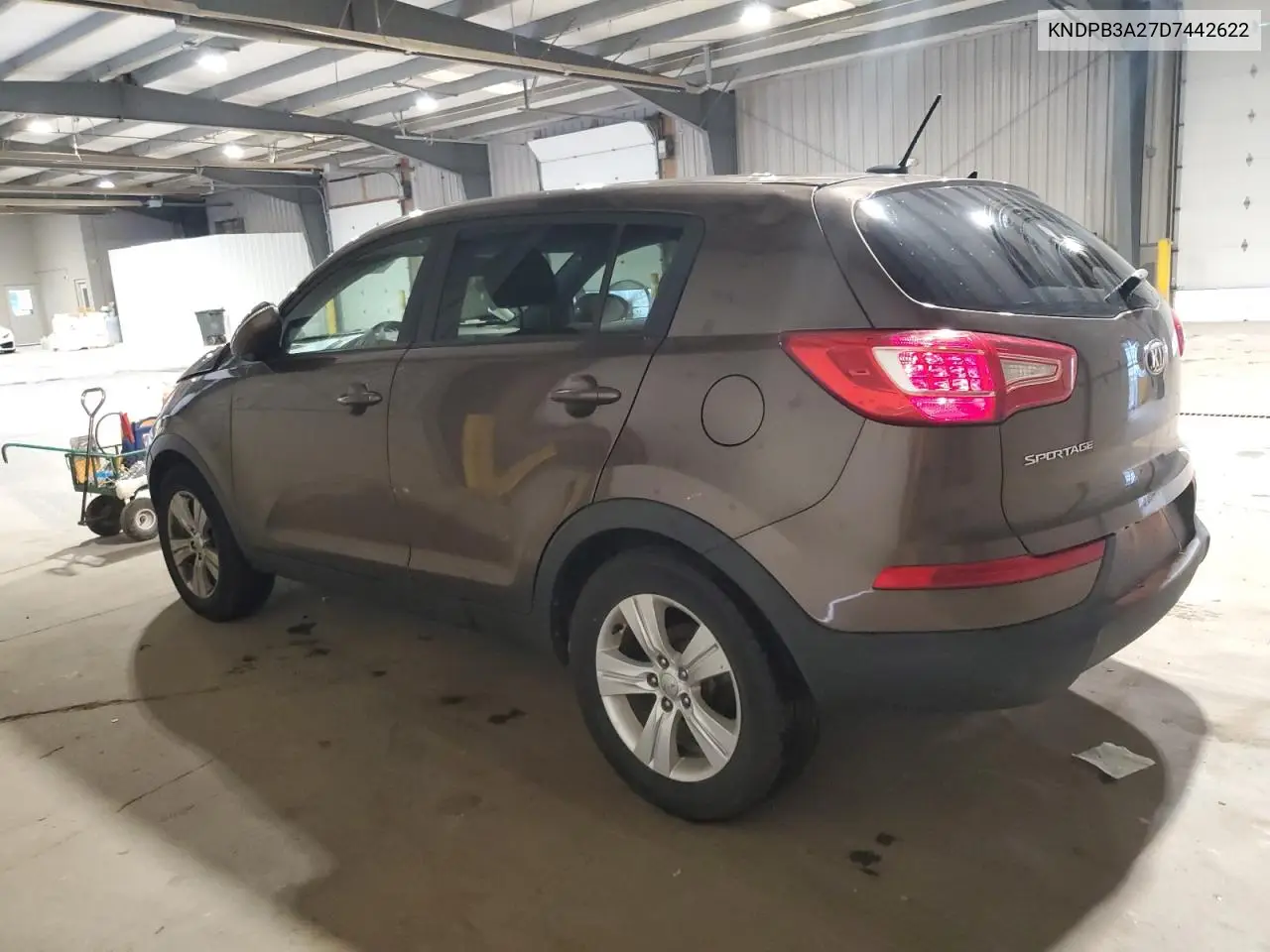 2013 Kia Sportage Base VIN: KNDPB3A27D7442622 Lot: 63309075