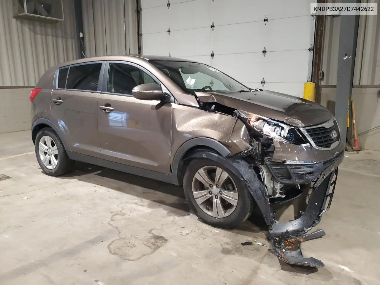 2013 Kia Sportage Base VIN: KNDPB3A27D7442622 Lot: 63309075