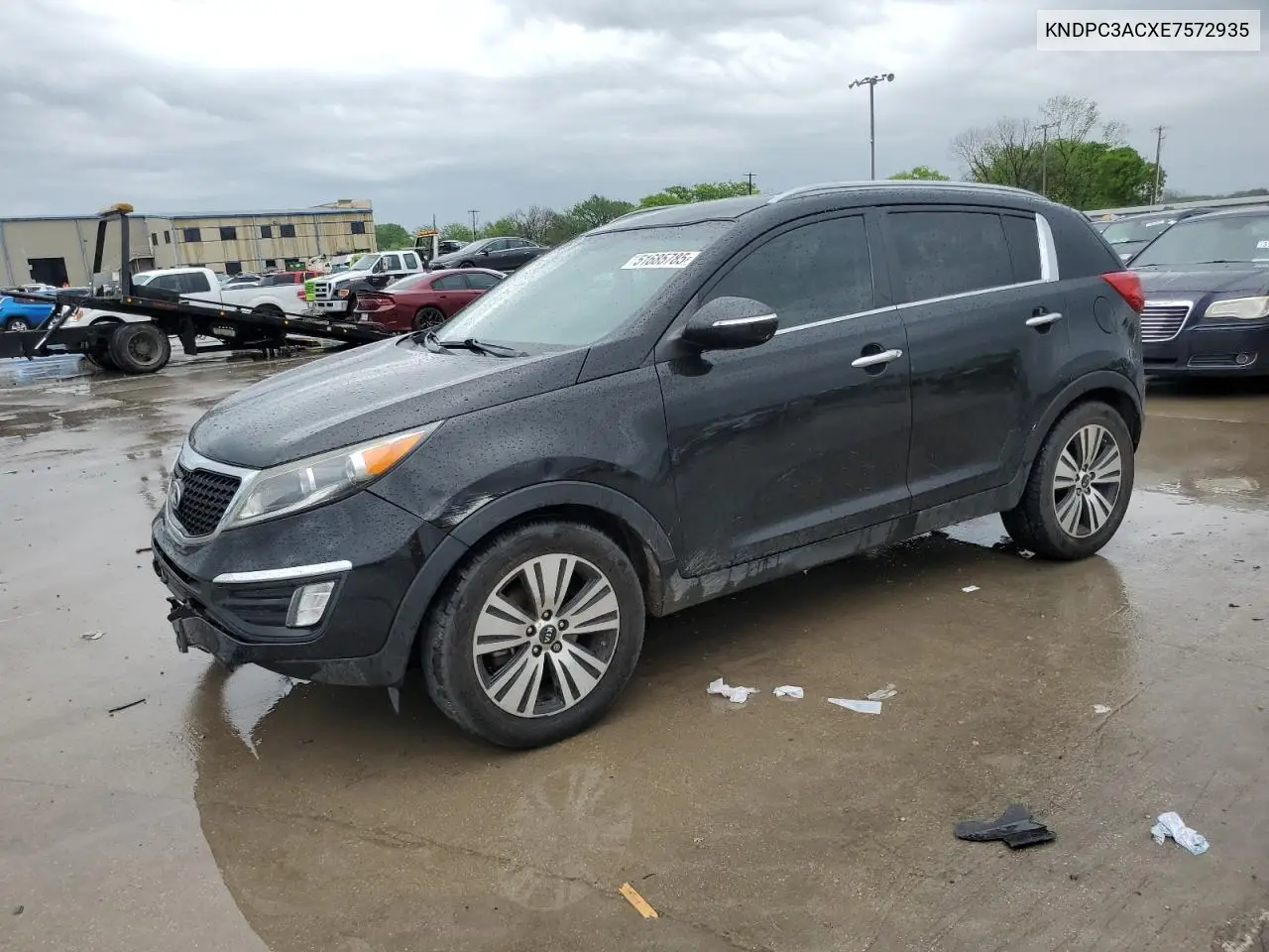 2014 Kia Sportage Ex VIN: KNDPC3ACXE7572935 Lot: 51685785