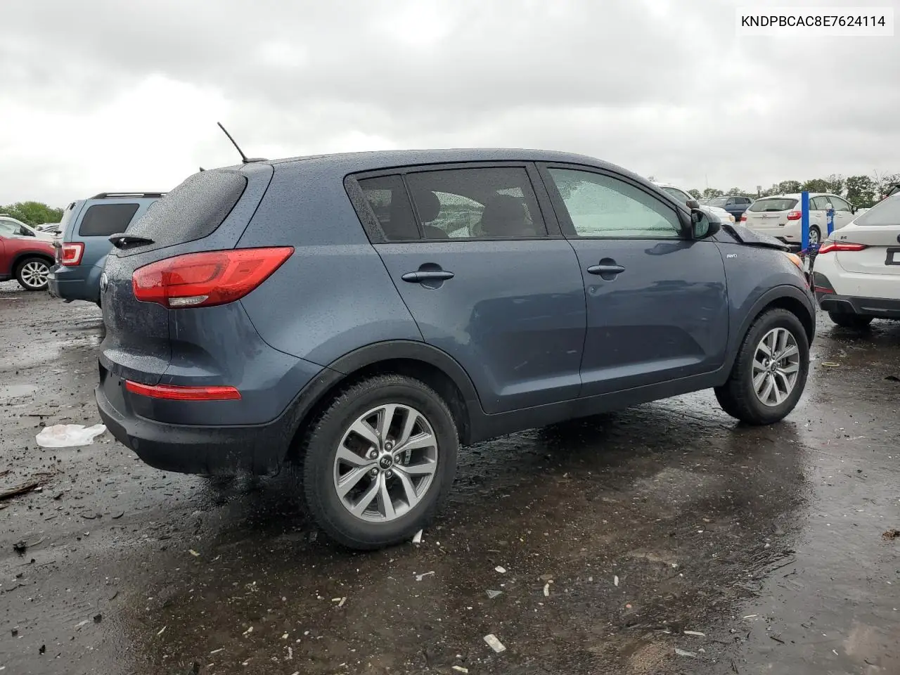 2014 Kia Sportage Lx VIN: KNDPBCAC8E7624114 Lot: 56702875