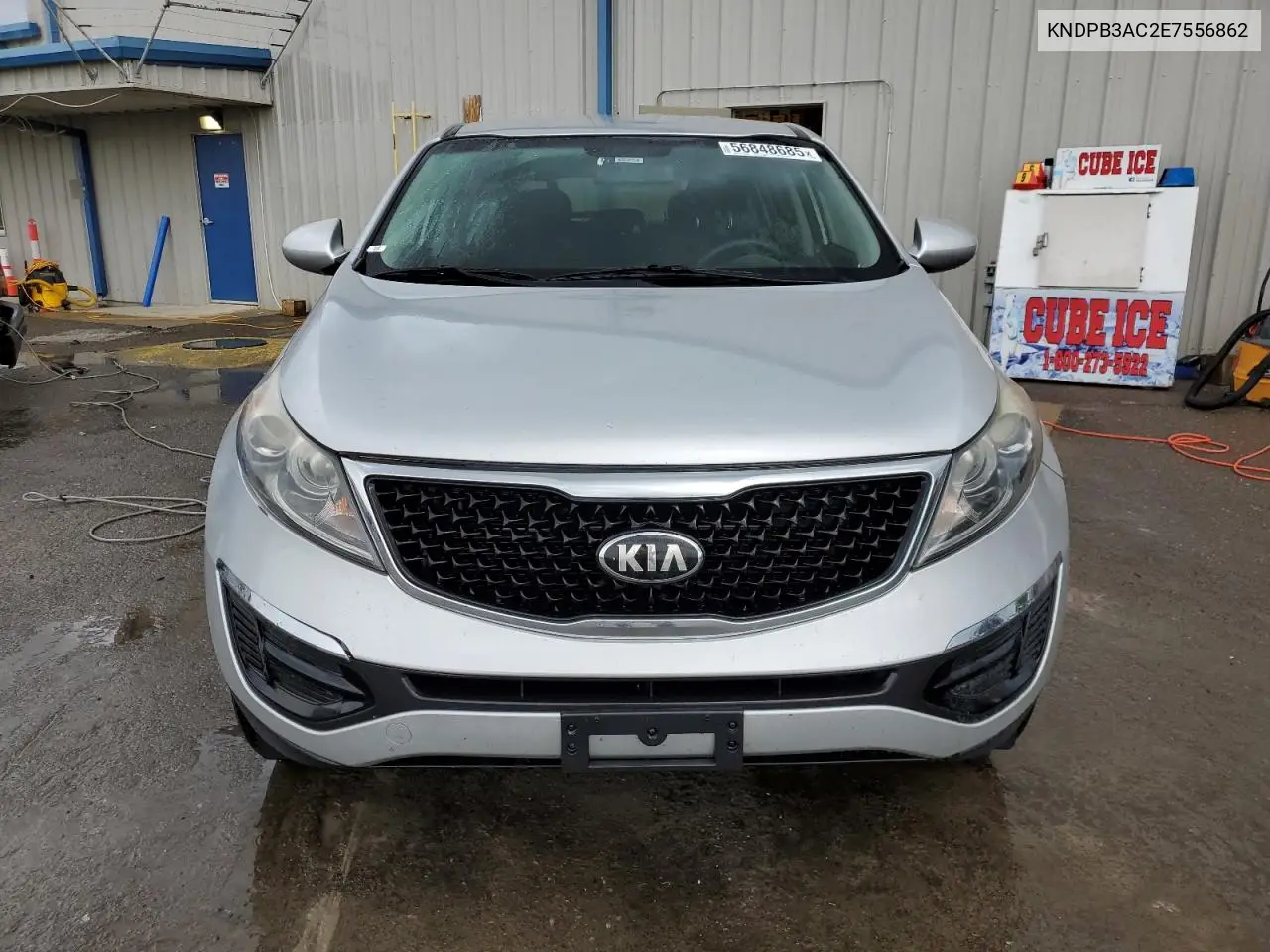 2014 Kia Sportage Base VIN: KNDPB3AC2E7556862 Lot: 56848685