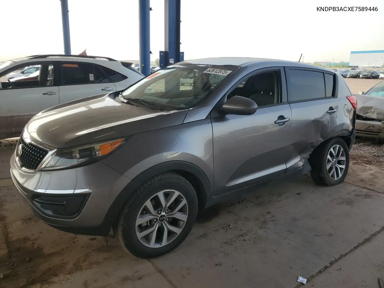 2014 Kia Sportage Base VIN: KNDPB3ACXE7589446 Lot: 62612575