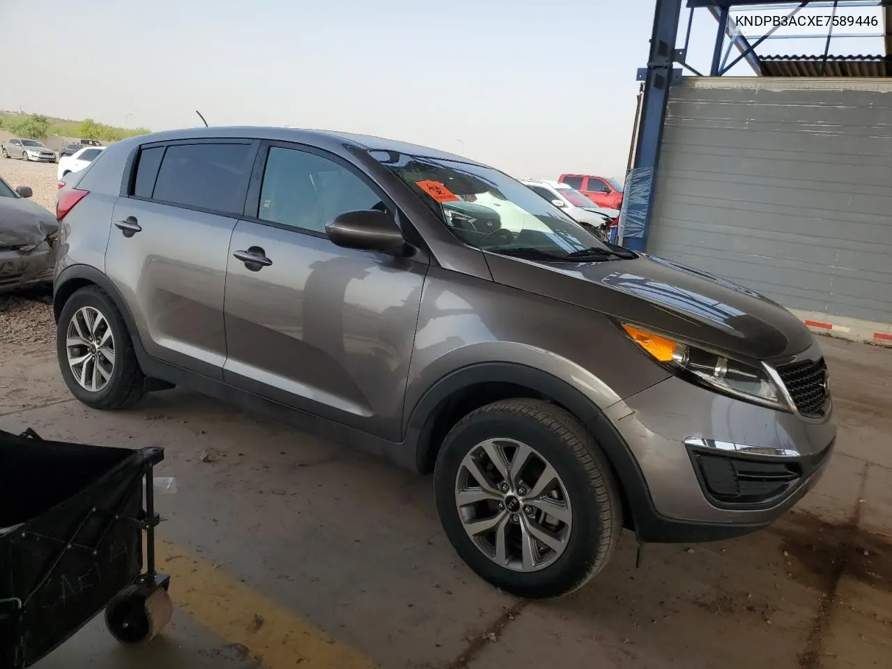 2014 Kia Sportage Base VIN: KNDPB3ACXE7589446 Lot: 62612575