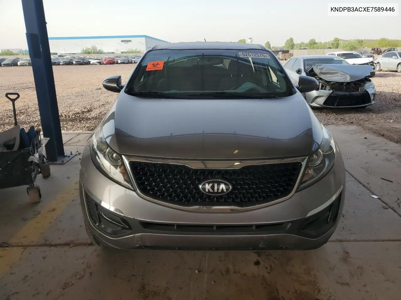 2014 Kia Sportage Base VIN: KNDPB3ACXE7589446 Lot: 62612575