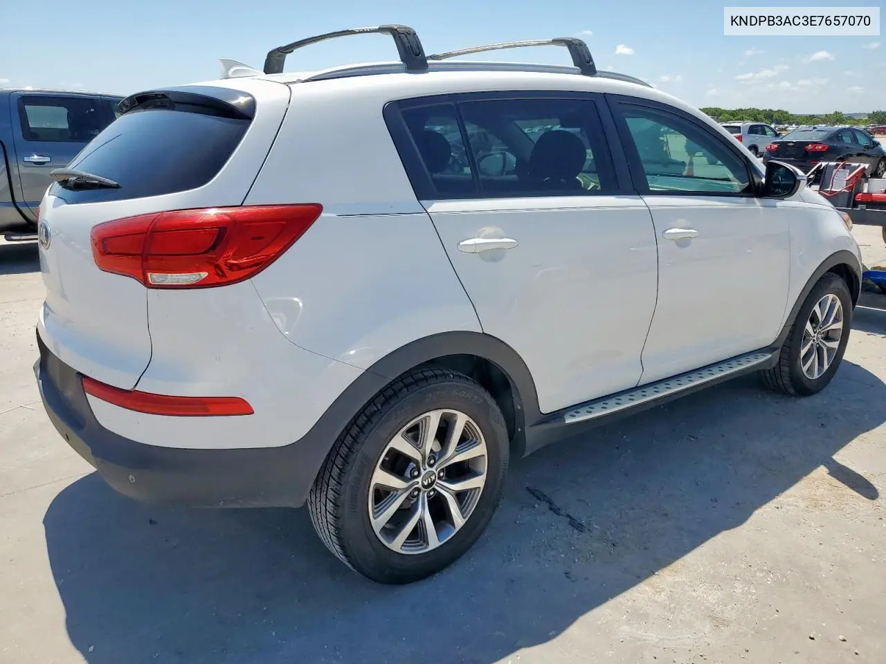 2014 Kia Sportage Base VIN: KNDPB3AC3E7657070 Lot: 63137795