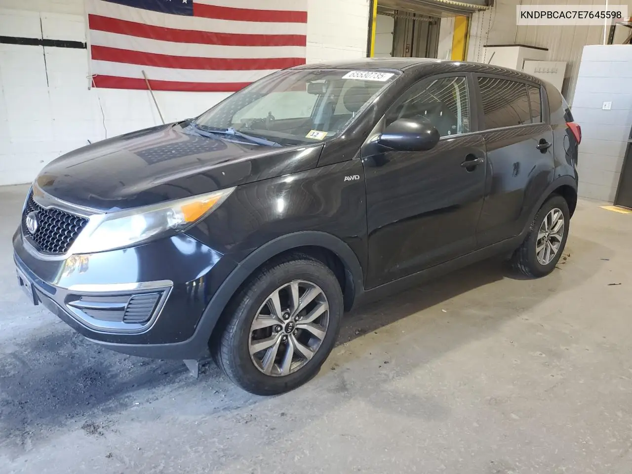 2014 Kia Sportage Lx VIN: KNDPBCAC7E7645598 Lot: 65530735