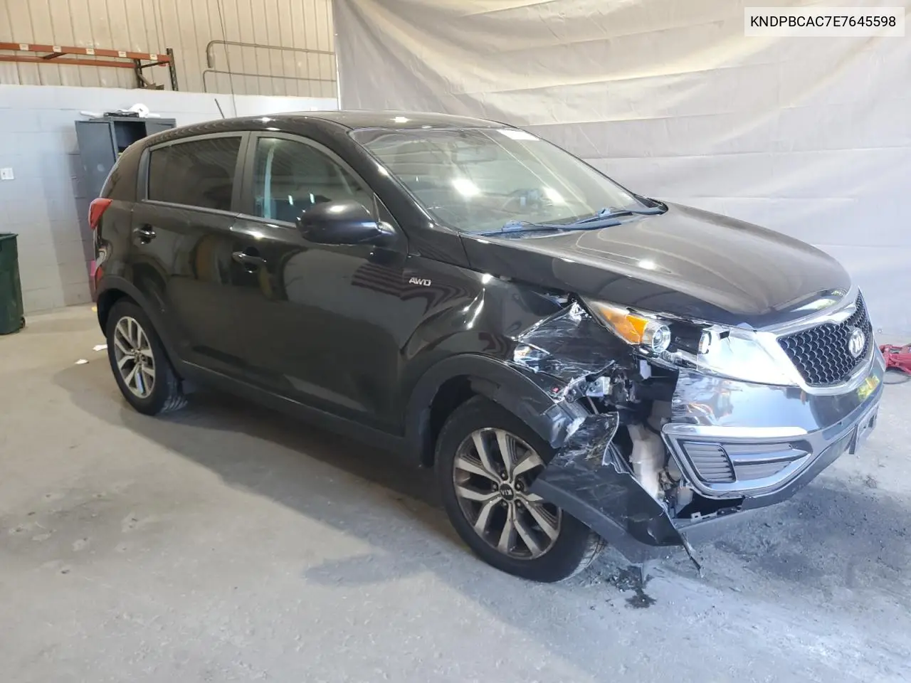 2014 Kia Sportage Lx VIN: KNDPBCAC7E7645598 Lot: 65530735
