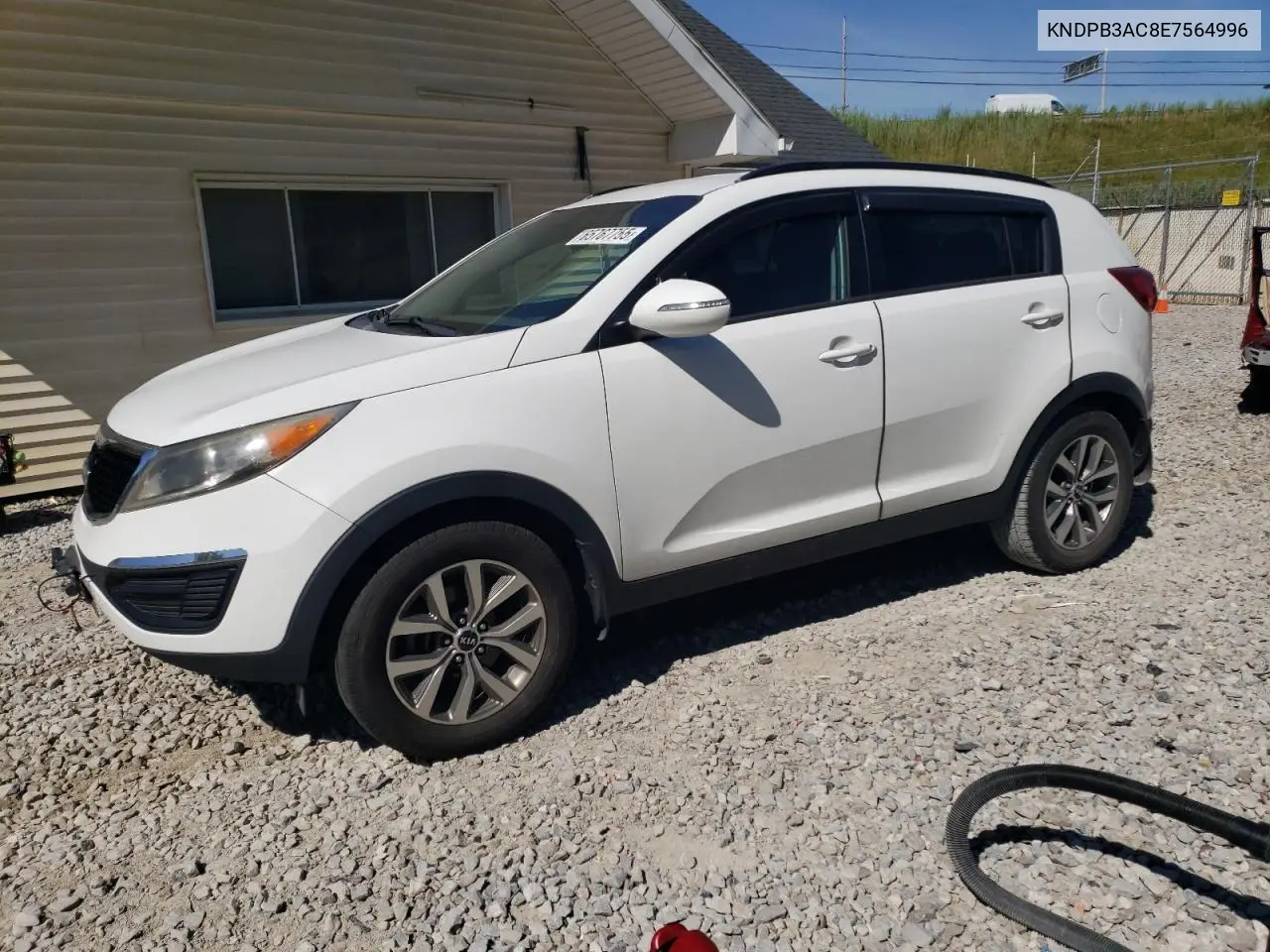 2014 Kia Sportage Base VIN: KNDPB3AC8E7564996 Lot: 65767755