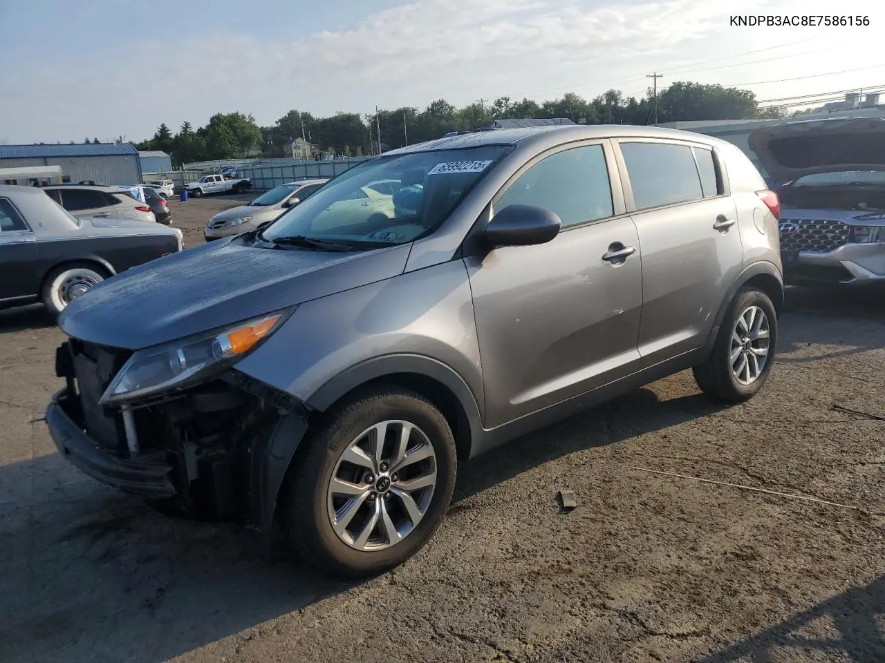 2014 Kia Sportage Base VIN: KNDPB3AC8E7586156 Lot: 65992215
