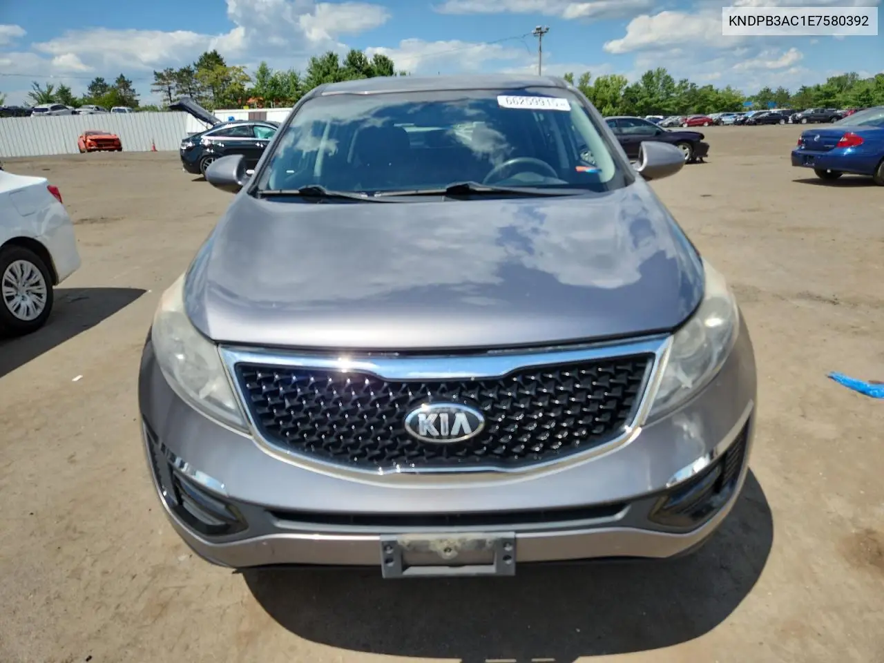 2014 Kia Sportage Base VIN: KNDPB3AC1E7580392 Lot: 66259915