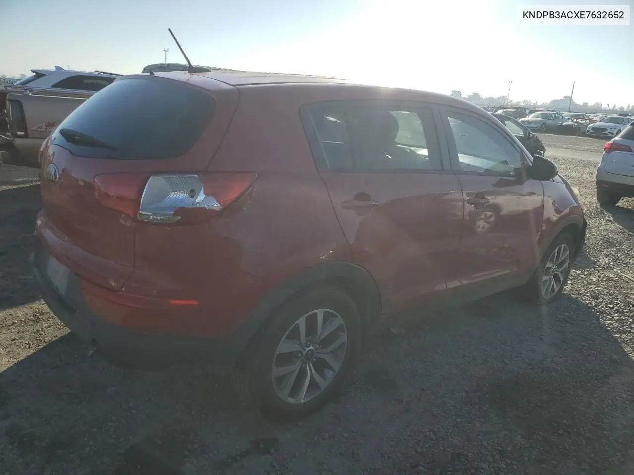2014 Kia Sportage Base VIN: KNDPB3ACXE7632652 Lot: 89051995