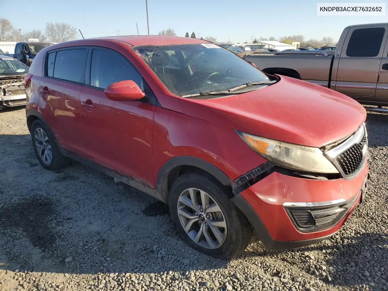 2014 Kia Sportage Base VIN: KNDPB3ACXE7632652 Lot: 89051995