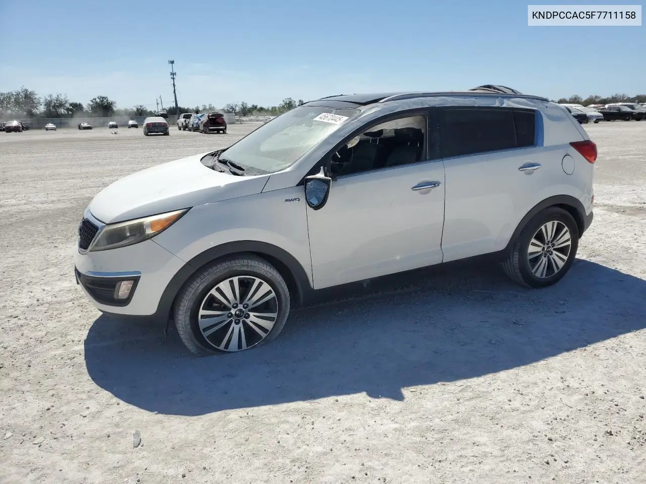 2015 Kia Sportage Ex VIN: KNDPCCAC5F7711158 Lot: 45670445