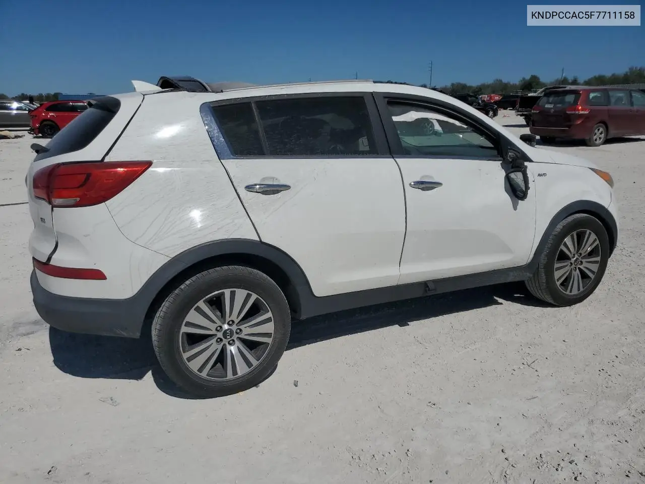 2015 Kia Sportage Ex VIN: KNDPCCAC5F7711158 Lot: 45670445