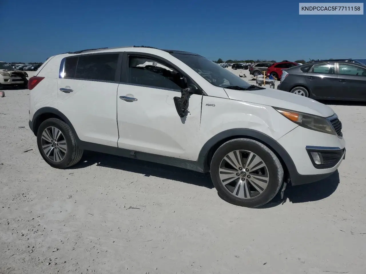 2015 Kia Sportage Ex VIN: KNDPCCAC5F7711158 Lot: 45670445