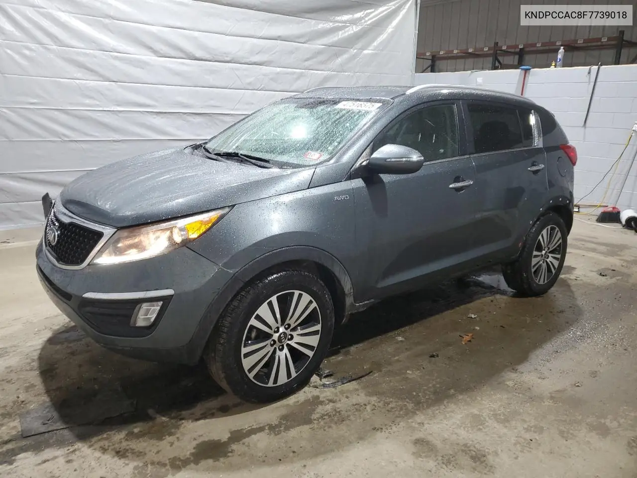 2015 Kia Sportage Ex VIN: KNDPCCAC8F7739018 Lot: 47516575