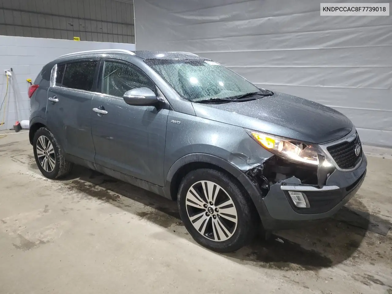 2015 Kia Sportage Ex VIN: KNDPCCAC8F7739018 Lot: 47516575