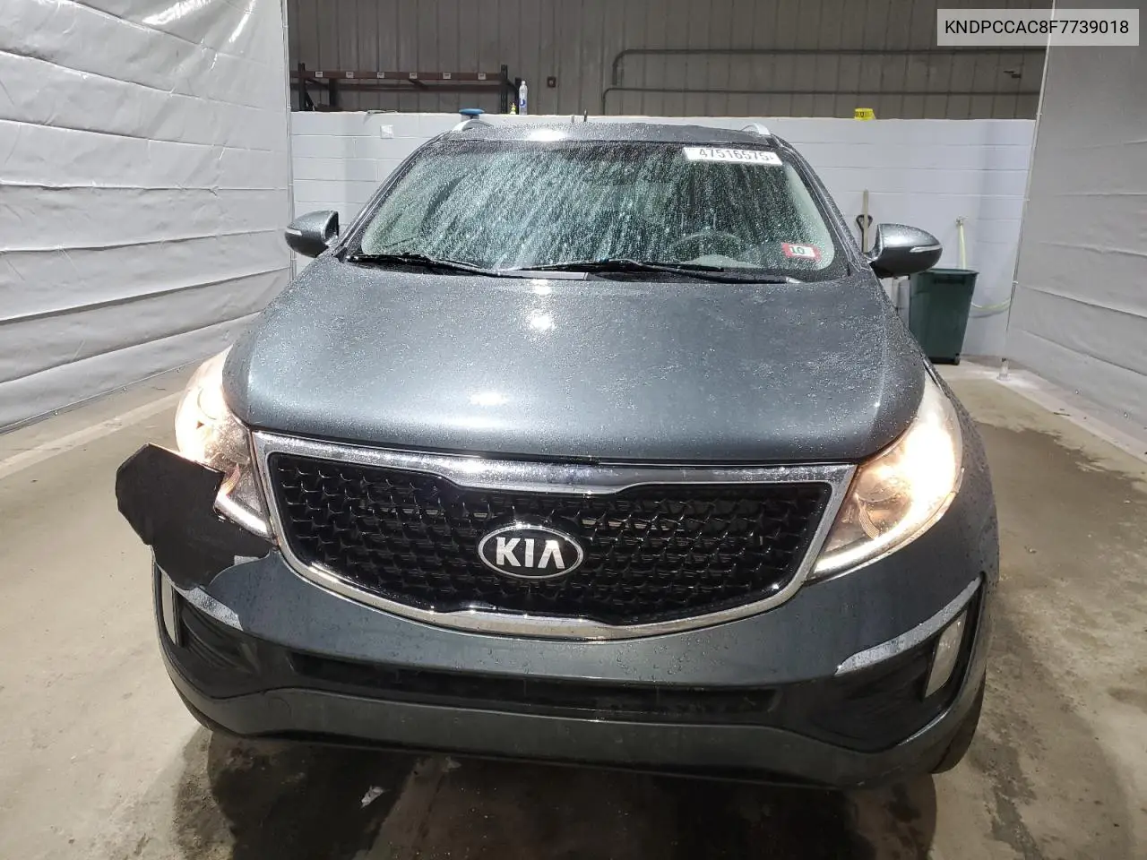 2015 Kia Sportage Ex VIN: KNDPCCAC8F7739018 Lot: 47516575