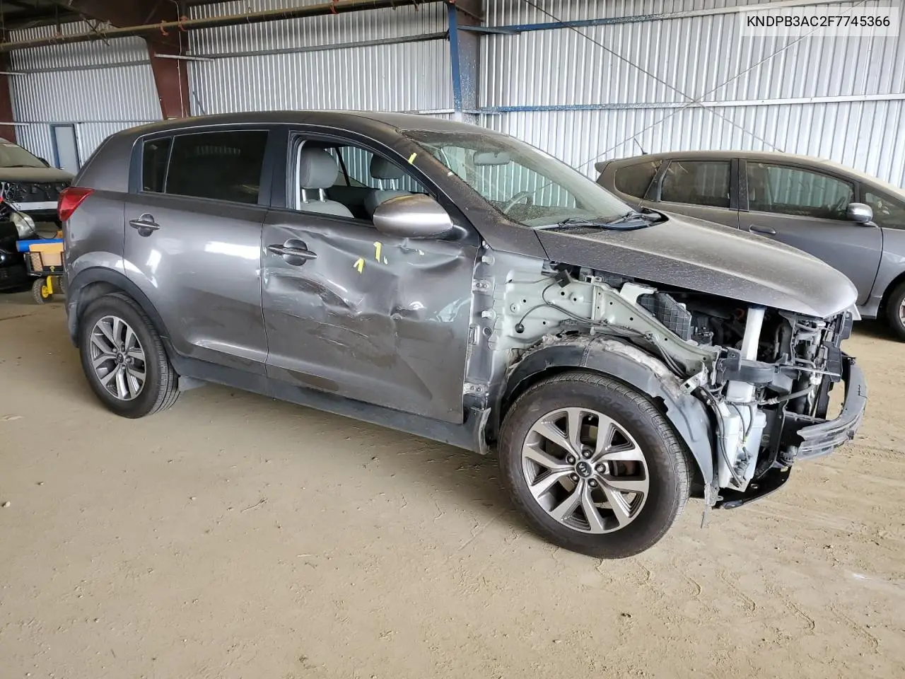 2015 Kia Sportage Lx VIN: KNDPB3AC2F7745366 Lot: 50733855