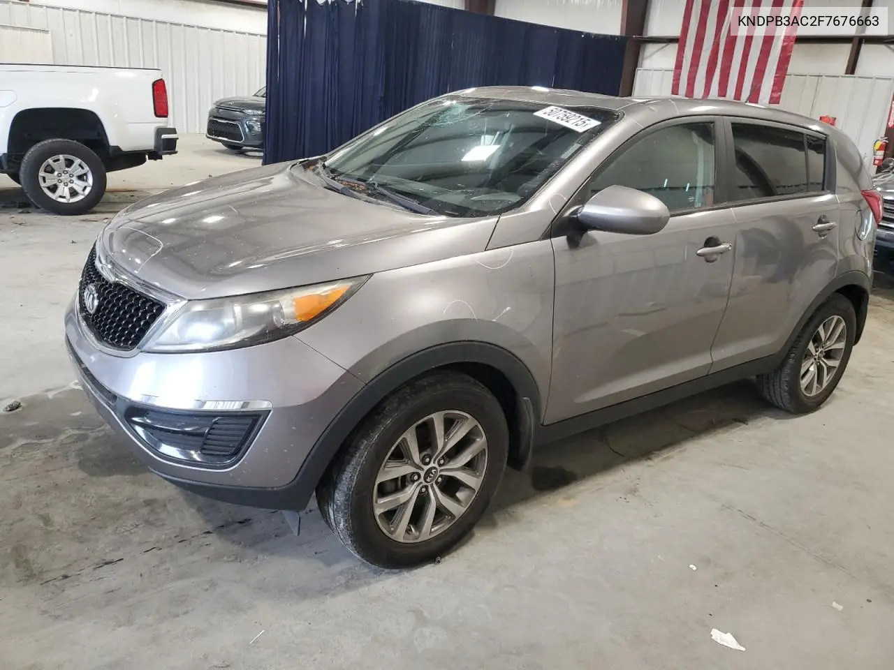 2015 Kia Sportage Lx VIN: KNDPB3AC2F7676663 Lot: 50759215