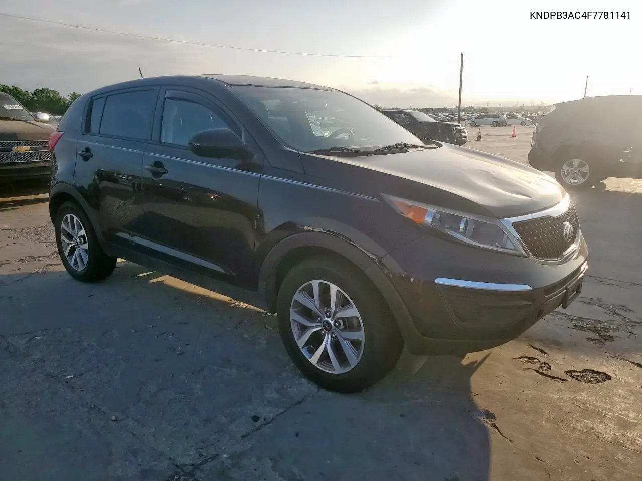 2015 Kia Sportage Lx VIN: KNDPB3AC4F7781141 Lot: 53682465